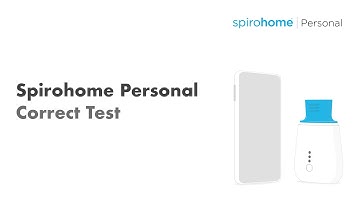 How to Correctly Perform a Spirometry Test with the SpiroHome Personal (Tidal On)