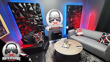 How to Build 3D Wall Panels with LEDS for a Podcast Studio - CHEAP and EASY