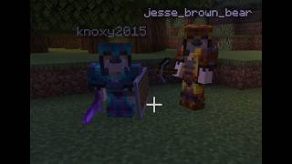 Minecraft PVP! Custom Kit PVP with a friend! Server: mcpvp.club