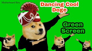 Dancing Cool Doge || Doge Meme Template || Green Screen