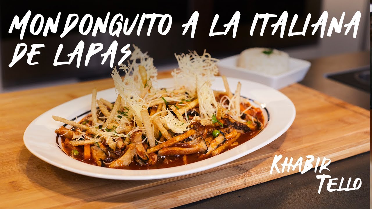 MONDONGUITO A LA ITALIANA DE LAPAS | DEL MAR A TU MESA | KHABIR TELLO #COMIDAMARINA