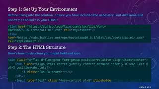 How to Vertically Center Font Awesome Icons in Bootstrap Input Boxes