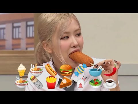 P5 |EAT WITH ROSÉ🍦🍜🌭🍔🍬🥣🌶️🍜🌯🍟🥧🥡🥗☕#anya #mukbang#eat #rosé #blackpink #asmr