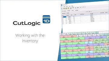 CutLogic 1D - Working with the Inventory