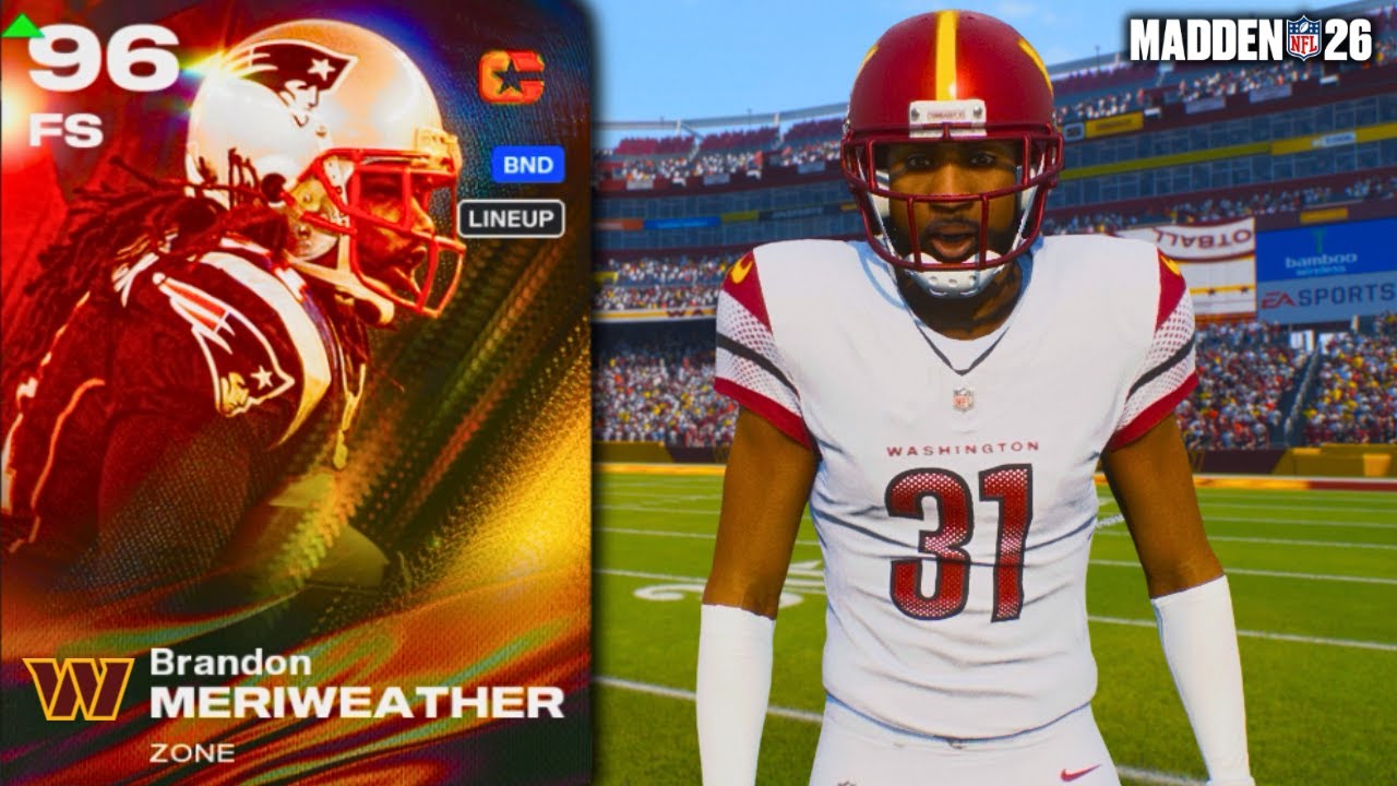 Брэндон Мериуэзер доминирует в команде Commanders Theme Team в Madden 26!