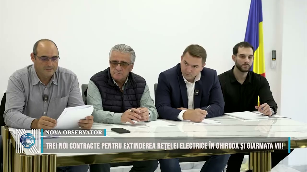 Trei noi contracte pentru extinderea rețelei electrice în Ghiroda și Giarmata Vii!