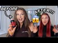 I DYED MY HAIR RED?! Testing Revolution Beauty's NEW 'tones for brunettes' Temporary Hair Dye *OMG*