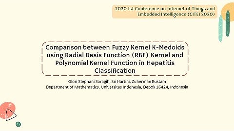 [CITEI 2020] Fuzzy Kernel K-Medoids in Hepatitis Classification