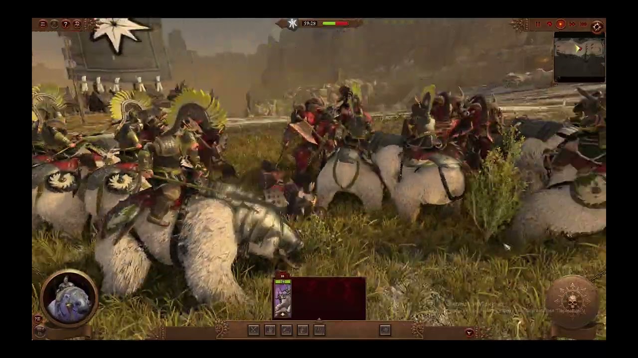 Кислевитская Медвежья Кавалерия против Минотавров Кхорна. Сравнение