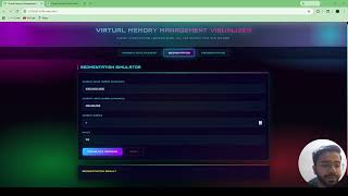 Operating System Project | Virtual Memory Management Visualizer |Paging, Segmentation, Fragmentation