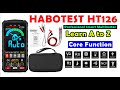 Habotest ht126b smart digital multimeter 6000 counts true rms auto ranging va color screen display