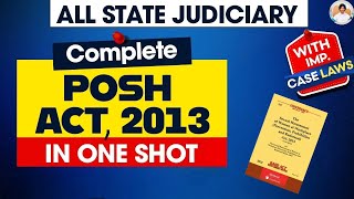 Sexual Harassment of Women at Workplace Act, 2013 | POSH Act 2013 | POSH Act One Shot Revision News