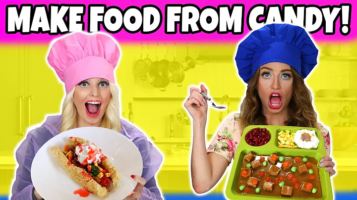 Making FOOD out of CANDY. Make Real Food from DIY ...