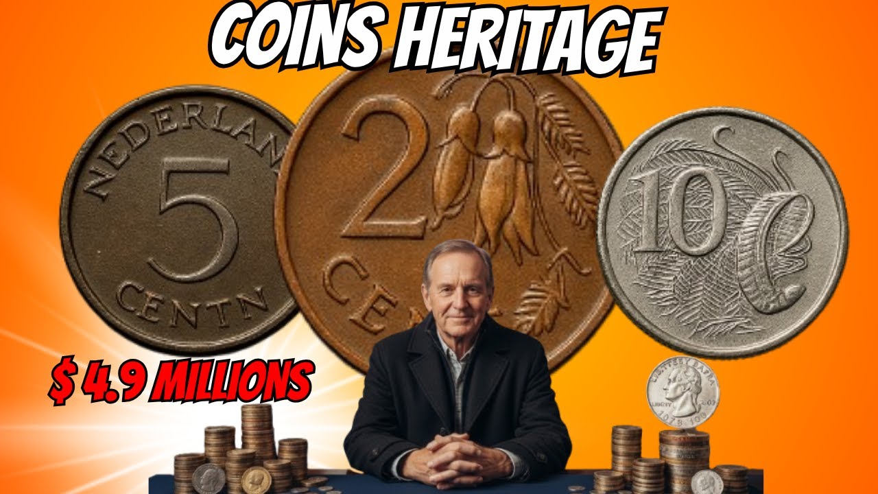 "Foreign Coin Treasures: How Valuable Are Your 1970s-80s Netherlands, NZ, and Aussie Cents?"