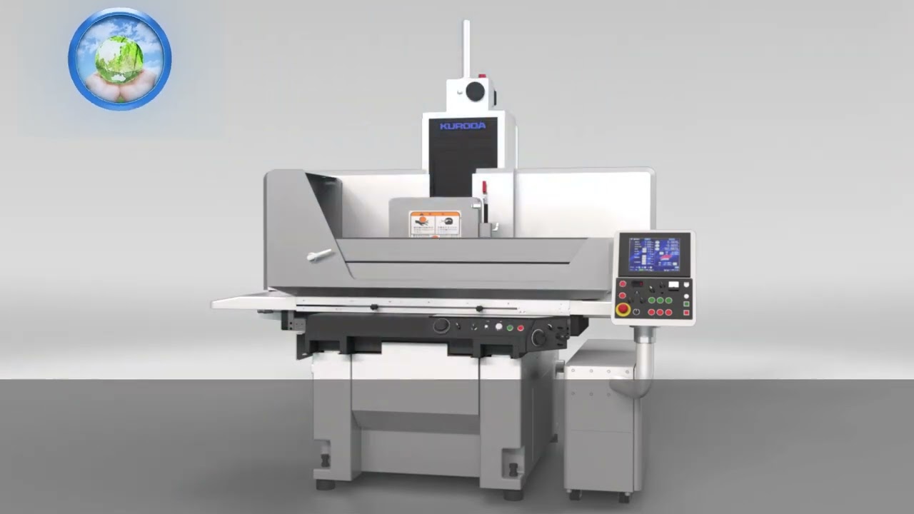 Surface Grinding Machine「GS-PFⅡ Series」KURODA Precision - YouTube