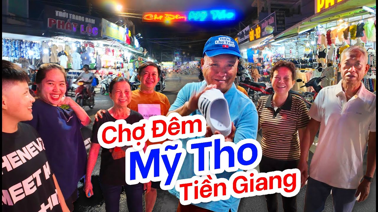Khám Phá Chợ Đêm Mỹ Tho - Ăn Hải Sản & Cơm Cháy Kho Quẹt | Chợ Quê MiViệt Nam