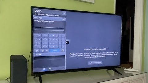 How to connect Vizio Smart TV to Xfinity WiFi Internet Gateway