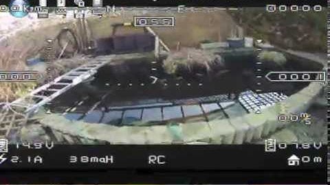 Foxtech HoryzonHD v4 av out ground test from fatshark hd goggles