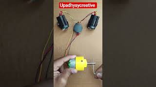 12V Power Generation Project Working Model Using Servo DC Motor #shorts #motor #dcmotor #generation