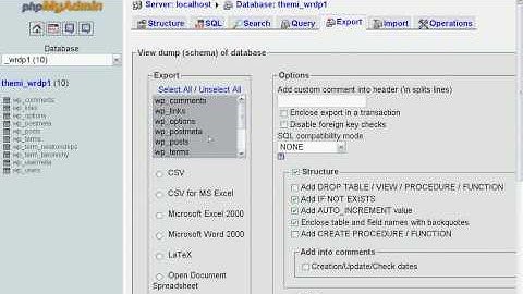 cPanel Tutorial 5:  Using PhpMyAdmin in cPanel