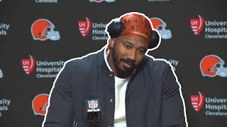 Myles Garrett Postgame Press Conference vs. Bengals | Cleveland Browns