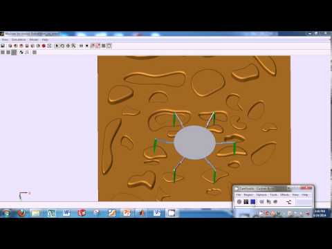 Spider Robot Walking On Rough Terrain Simulink Simulation