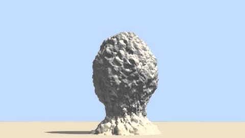 Carrara  - Explosion Test Using Geometry and Morphs