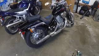 Honda Shadow 2007 VT600C Rear Turn Signal Removal