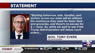 Gov. Evers declares state of emergency, period of economic disruption as FoodShare benefits lapse
