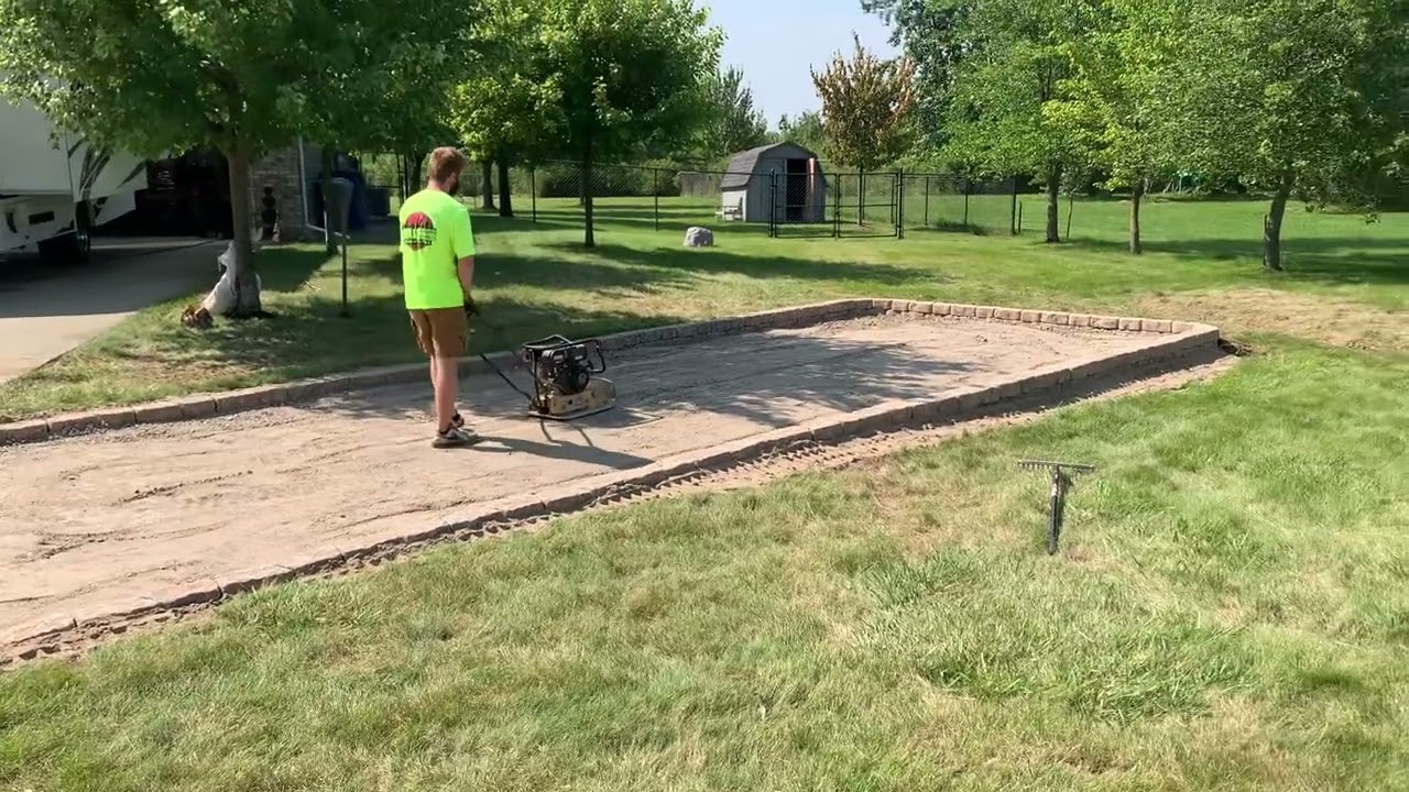 RV parking pad project part 2 of 3