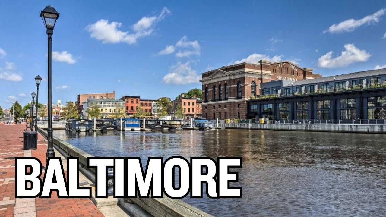 Baltimore, Fells Point and Butchers Hill - [4K] Baltimore City walking tour