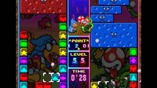 Tetris Attack vs level 7 CPU 0:34