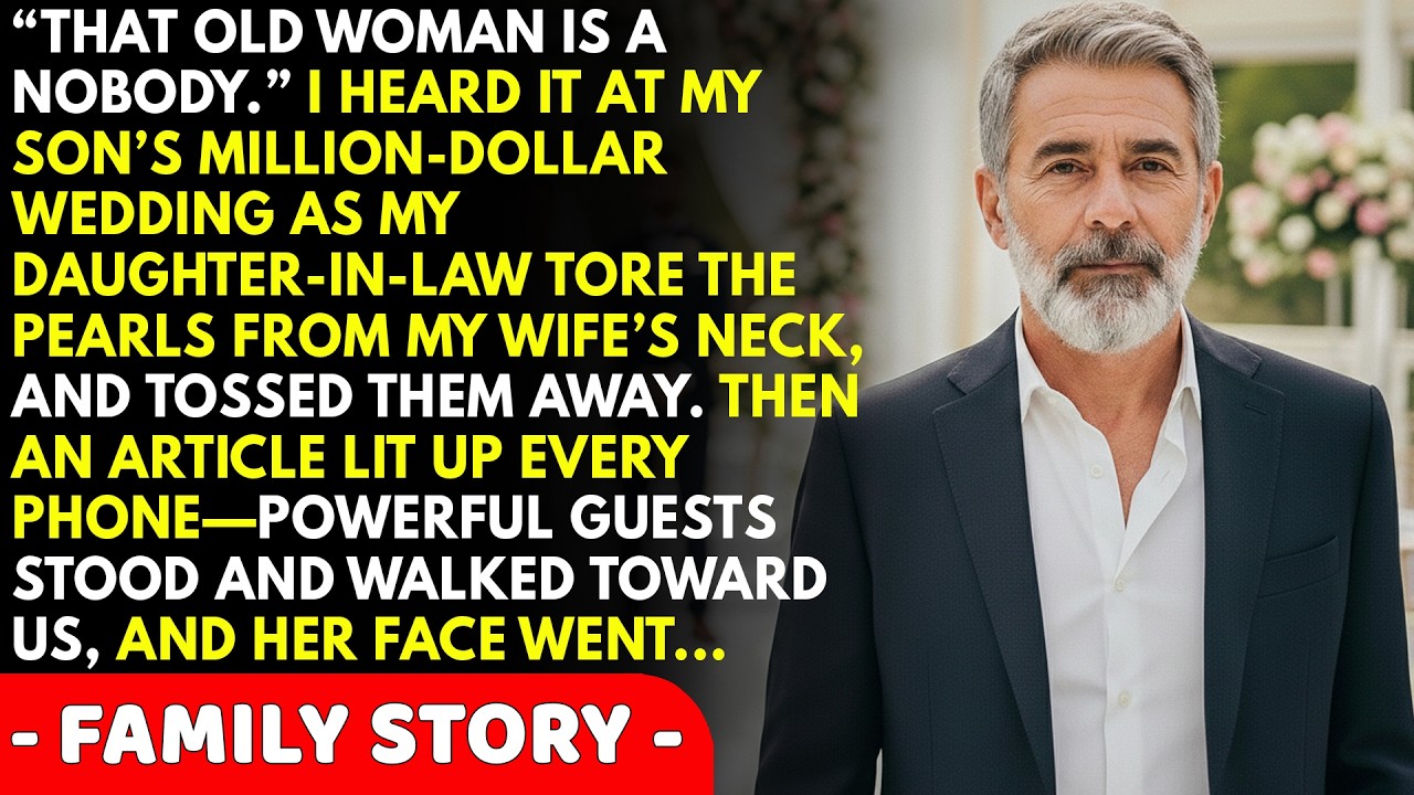 My Daughter-in-Law Mocked My Wife as “Nobody” at the Wedding—Until Her Friends Saw the Article…