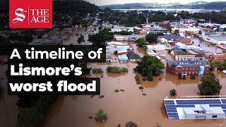 How Lismore’s worst ever flood unfolded