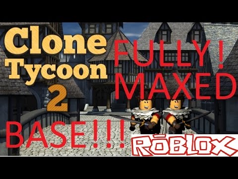 My Fully Maxed Out Clone Tycoon 2 Base On Roblox - roblox clone tycoon 2 gameplay quest to ultraws planet