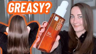Mise En Scene Perfect Serum Original | Review & Demo Thin Fine Hair | Argan Hair Oil Heat Protectant