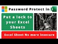 How to password protect your Excel Spreadsheet