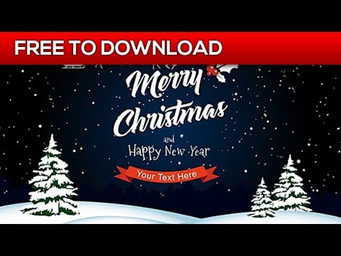 Christmas | After Effects Template | Free Download