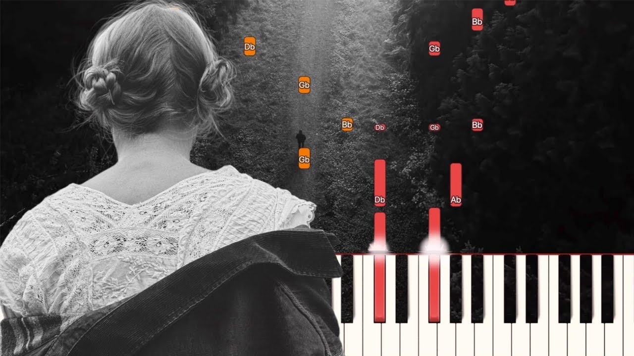 exile - Taylor Swift (feat. Bon Iver) - folklore | Piano Tutorial (Synthesia)
