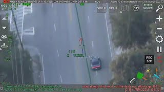 Atlanta Police Air Unit team keeps track of fleeing driver