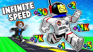 Every time I Roll Dice I get FASTER in Roblox Speed RNG