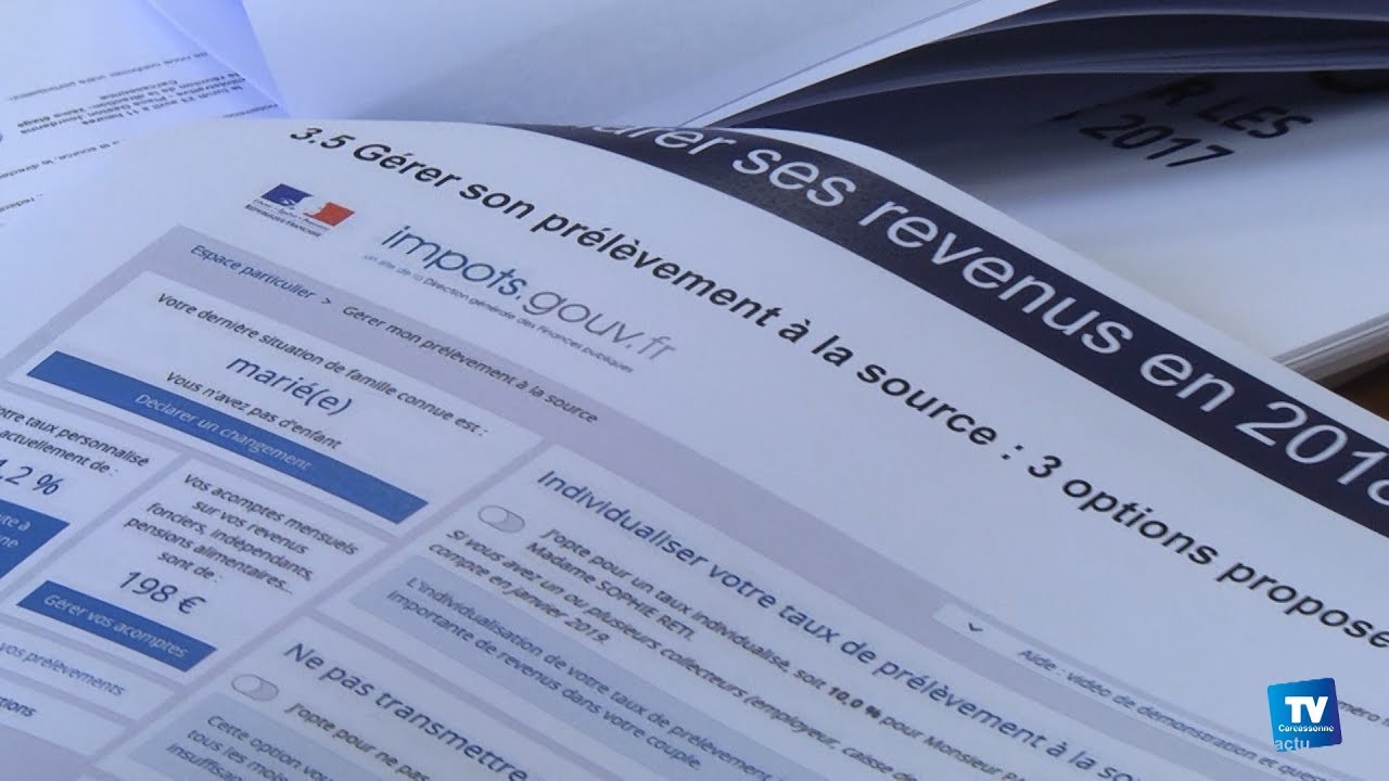 [IMPÔTS] Déclaration de revenus 2018, le premier pas vers le prélèvement à la source :