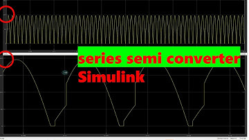 MATLAB Simulink tutorial: series semi converter simulation