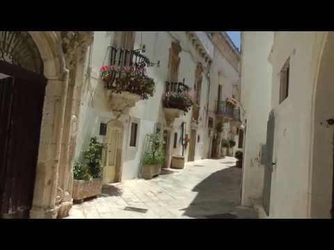 Locorotondo white town in Puglia Italy