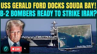 US Warship in Iran TRACKED LIVE | USS Gerald R. Ford Arrives in Greece | BIG ATTACK On Iran Soon