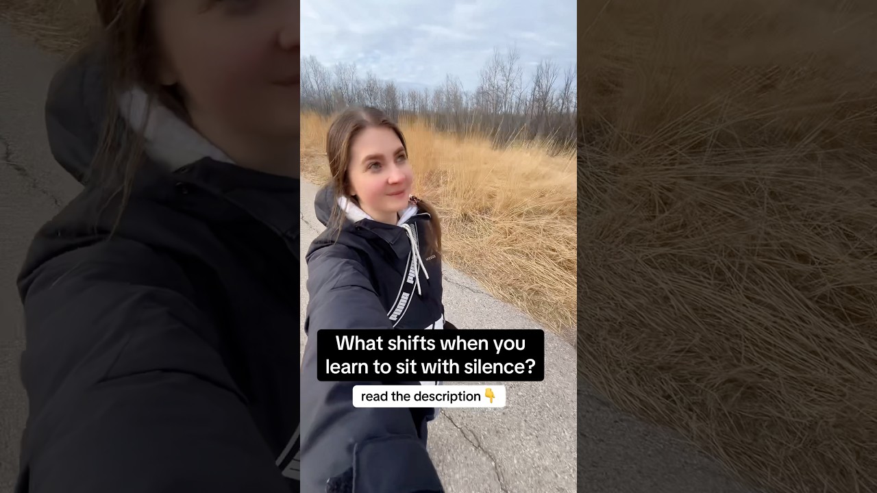 What shifts when you learn to sit with silence?