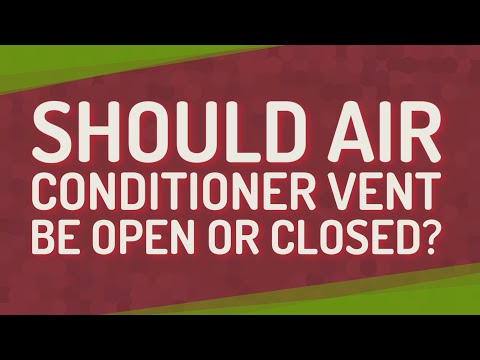 Video: Mali by byť vetracie otvory v zimnom období zatvorené?