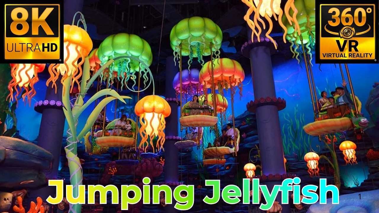 360° VR】ジャンピング・ジェリーフィッシュ / Jumping Jellyfish