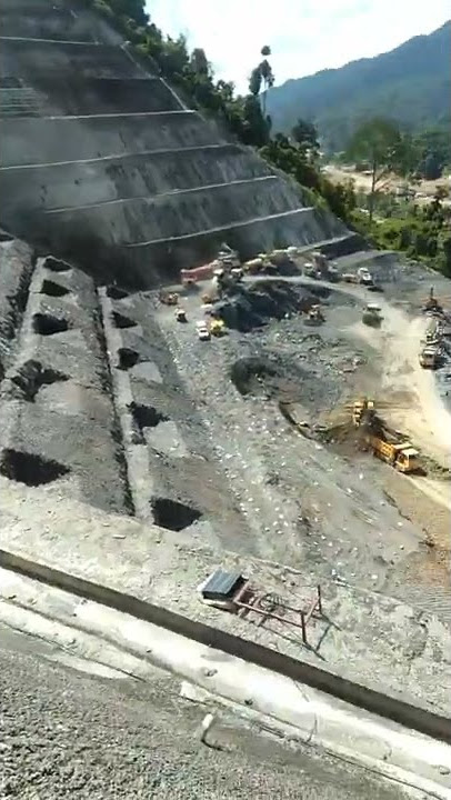 balleh dam construction..