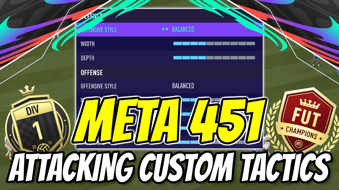 FIFA 21 *UNREAL* SUPER OVERPOWERED ATTACKING FORMATION | 451 CUSTOM TACTICS/PLAYER INSTRUCTRIONS!!